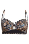 Ulla Johnson Santorini Bikini Top In Nocturne