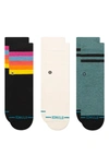 Stance Kids' Maliboo Assorted 3-pack Crew Socks In Black