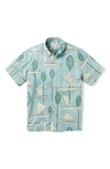 REYN SPOONER SOUTH PACIFIC VOYAGERS COTTON BLEND BUTTON-DOWN SHIRT