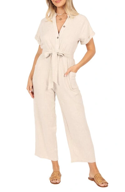 Petal And Pup Womens Archie Jumpsuit In Oat
