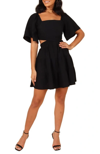Petal And Pup Womens Jordyn Cut Out Mini Dress In Black