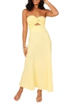 Petal And Pup Womens Rosetta Dress In Lemon