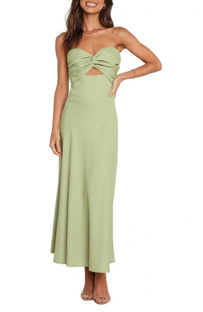 Petal And Pup Womens Rosetta Dress In Olive