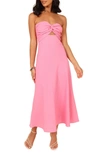 Petal And Pup Womens Rosetta Dress In Pink