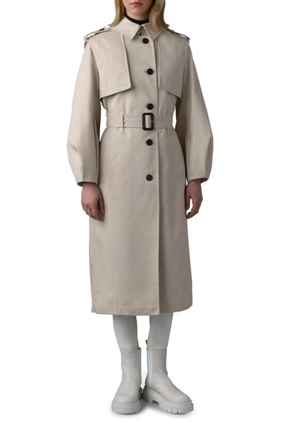 Mackage Alia Balloon-sleeve Long Trench Coat