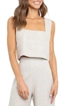 PETAL AND PUP PETAL & PUP DEVLIN LINEN CROP TANK