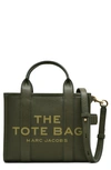 Marc Jacobs The Leather Small Tote Bag In Forest