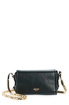 MOSCHINO MINI LETTER LEATHER SHOULDER BAG