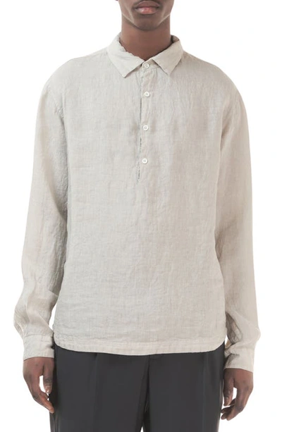 Barena Venezia Pavan Classic-collar Linen Shirt In Neutrals