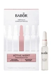 BABOR ACTIVE NIGHT AMOULE CONCENTRATES, 0.47 OZ