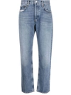Agolde 90's Pinch Waist Jeans In Blue