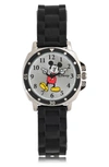 ACCUTIME MICKEY MOUSE ANALOG RUBBER STRAP WATCH