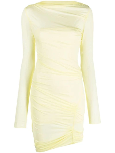 Blumarine Abito Jer.m/l C/arri Clothing In Yellow & Orange