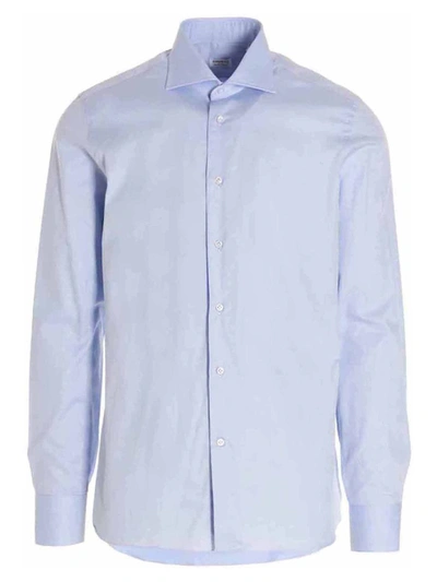 Borriello Cotton Shirt In Blue