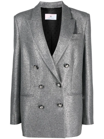 Chiara Ferragni Jackets In Grey Star