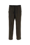 Dries Van Noten Viscose Blend Wide-leg Trousers In Black
