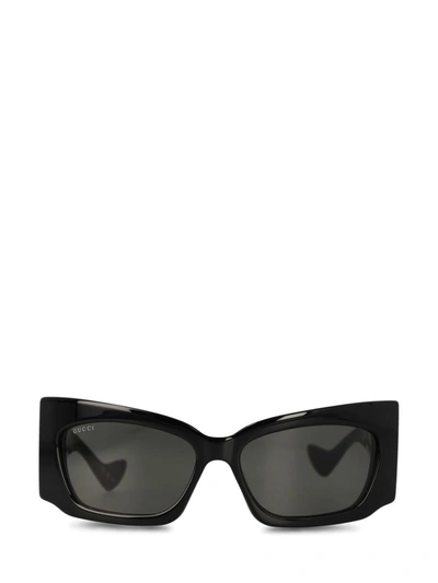 Gucci Glasses In Black-black-grey