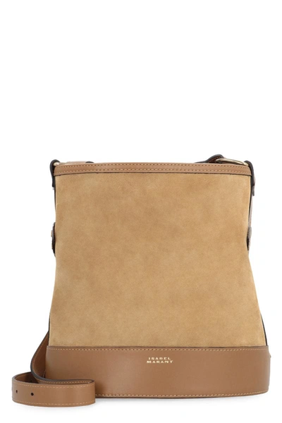 Isabel Marant Small Samara Bucket Bag In Camel