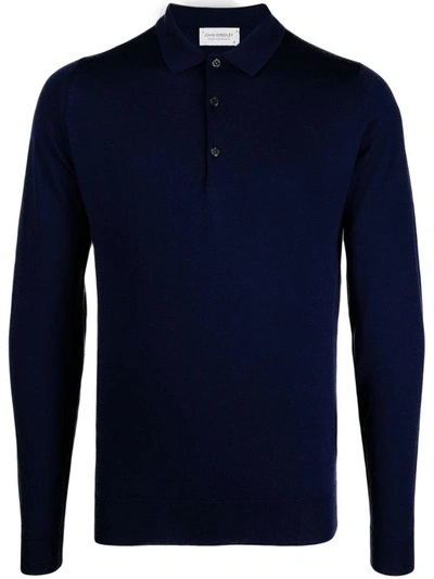 John Smedley Sweaters In Blue