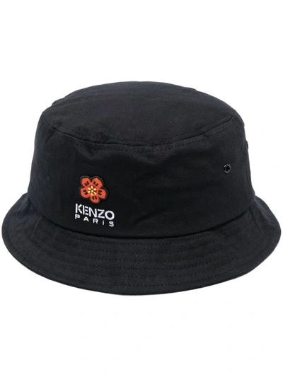 Kenzo Hats In Black