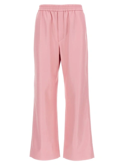 Nanushka Elasticated Waist Trousers In Pink