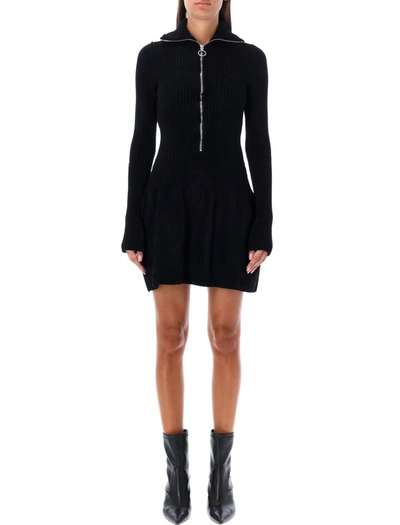 Philosophy Di Lorenzo Serafini Knit Mini Dress In Black
