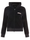 BALENCIAGA BALENCIAGA CHENILLE HOODIE WITH LOGO