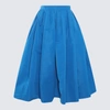 ALEXANDER MCQUEEN ALEXANDER MCQUEEN BLUE MIDI SKIRT