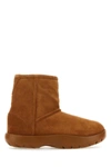 Bottega Veneta 35mm Snap Leather Ankle Boots In Camel