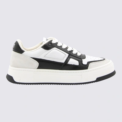 Ami Alexandre Mattiussi Ami Paris Black And White Leather Arcade Sneakers