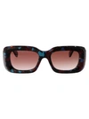 Chloé Chloe Sunglasses Ch0188 S 006 In 006 Havana Havana Red