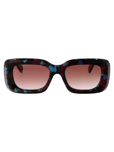 Chloé Ch0188s Sunglasses In 006 Havana Havana Red