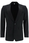 Burberry Black Single-breasted Tailored Jacket In Black