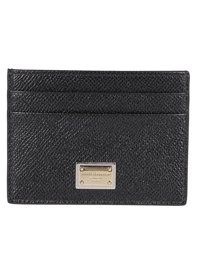 Dolce & Gabbana Black Leather Cardholder