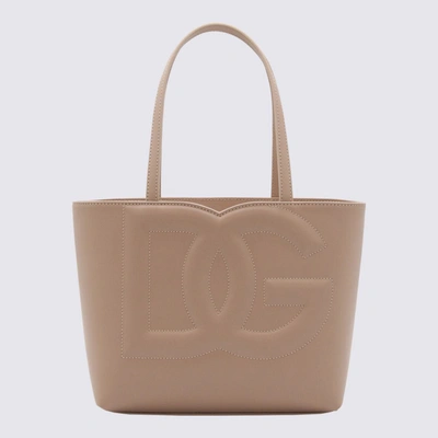 Dolce & Gabbana Tote Dg Logo Small Bag In Nero