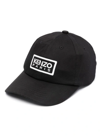 Kenzo Hats In Black