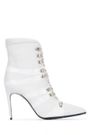 Manolo Blahnik Roblax 105 Nappa Boot In Whit