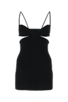 Off-white Off White Cut Out Mini Dress In Black