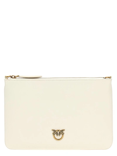 Pinko 'flat' Clutch In White