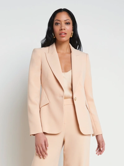 L Agence Chamberlain Blazer In Toasted Almond