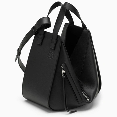 Loewe Small Hammock Shoulder Bag In Black