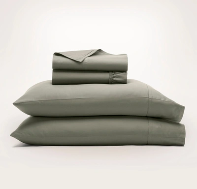 Boll & Branch Organic Signature Hemmed Sheet Set In Juniper [hidden]