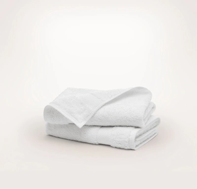 Boll & Branch Organic Plush Hand Towels (pair) In Sageleaf [hidden]