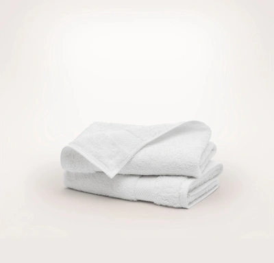Boll & Branch Plush Hand Towels (pair) In Sageleaf [hidden]