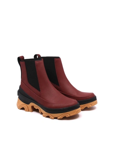 Sorel Brex Chelsea Boot In Spice/black In Multi