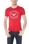 Armani Jeans Printed T-shirt In Red