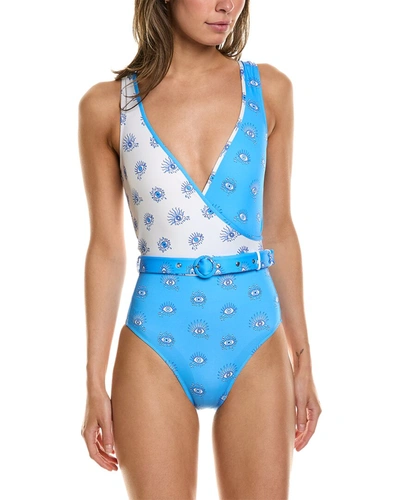 Paolita Kaleidoscope Eyes Artemis One-piece In Blue