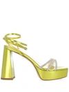 Bettina Vermillon Sandals