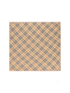 Burberry Check Square Silk Twill Scarf In Sand