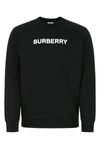 Burberry Burlow Logo Cotton Jersey Sweatshirt In Black